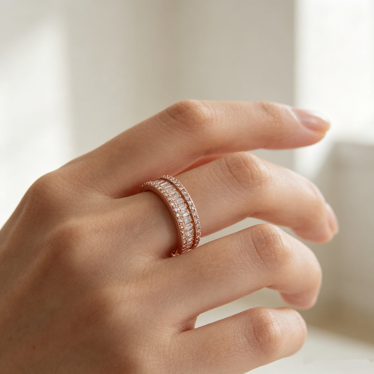 POFFLET After Hours Baguette Ring detail view