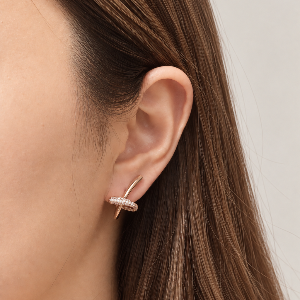 Crossed Paths Earrings