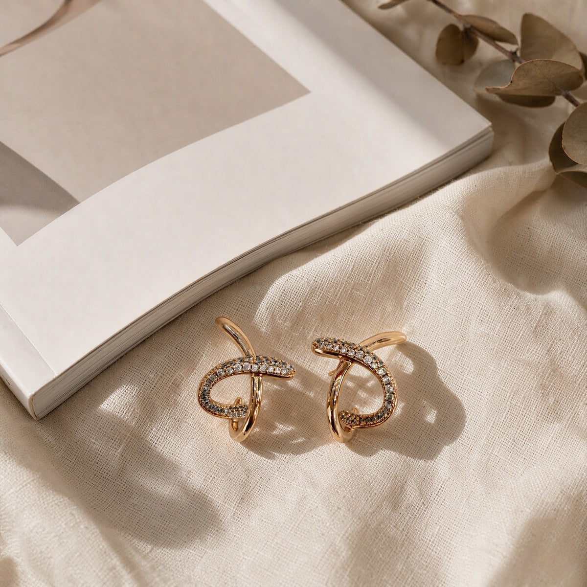 Crossed Paths Earrings