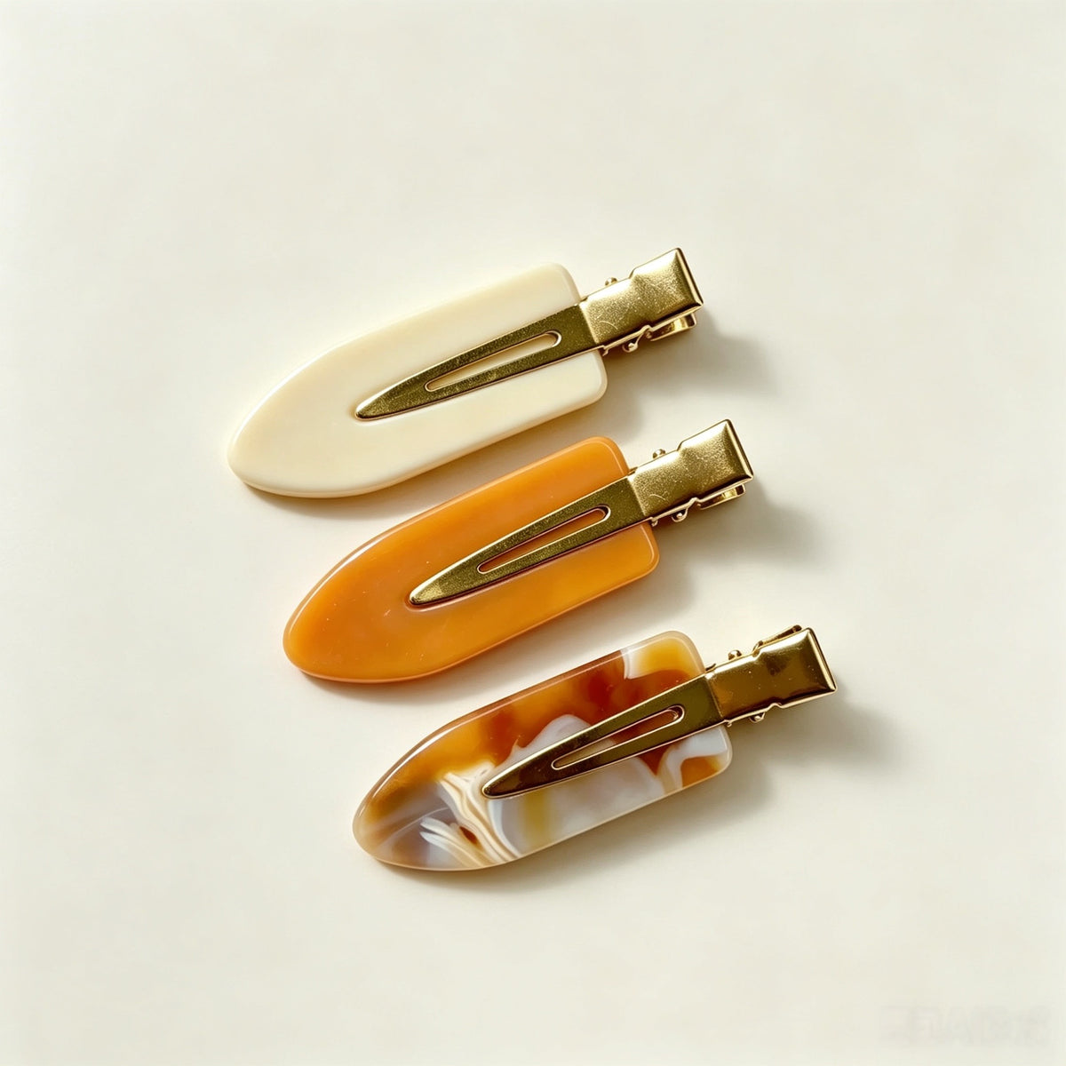 POFFLET Mini Mood Clips — 3 Pack in Golden Hour