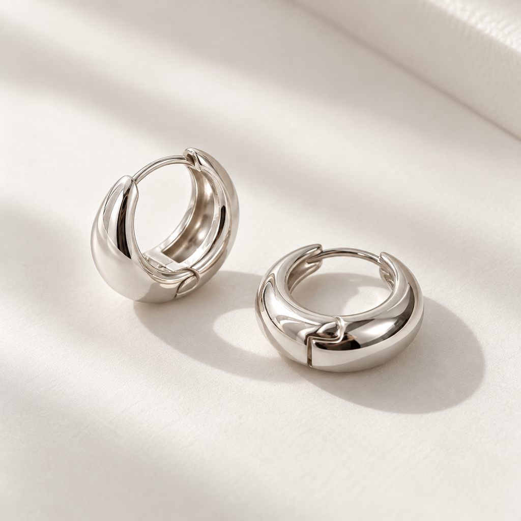 POFFLET Soft Curve Hoops detail view