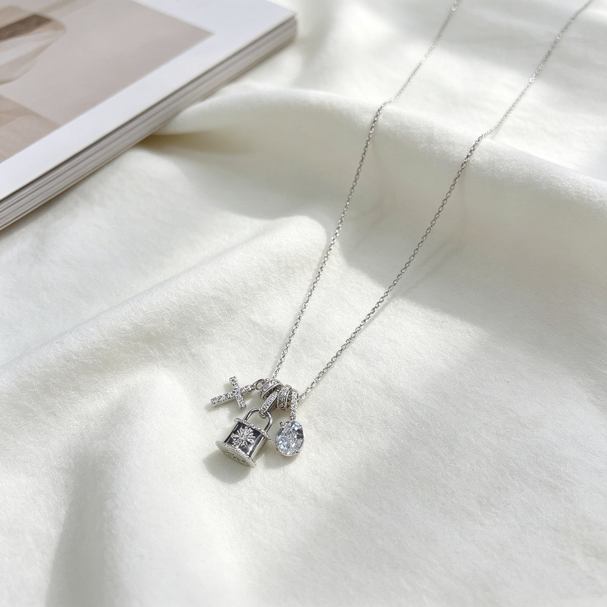 POFFLET Lucky Little Things Necklace detail view